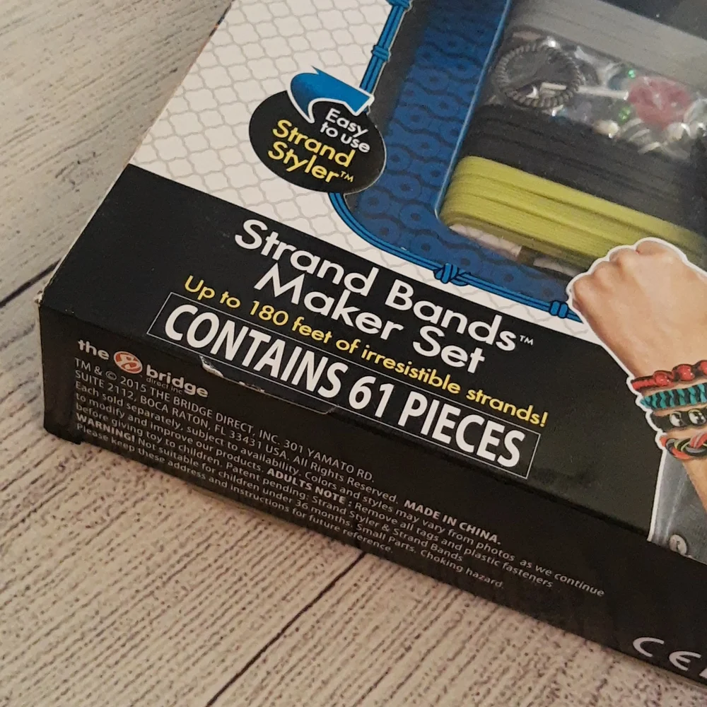 Jewelry Fashion Elastic Bracelet Maker for Boys, PLUS BONUS Pack (BLUE)